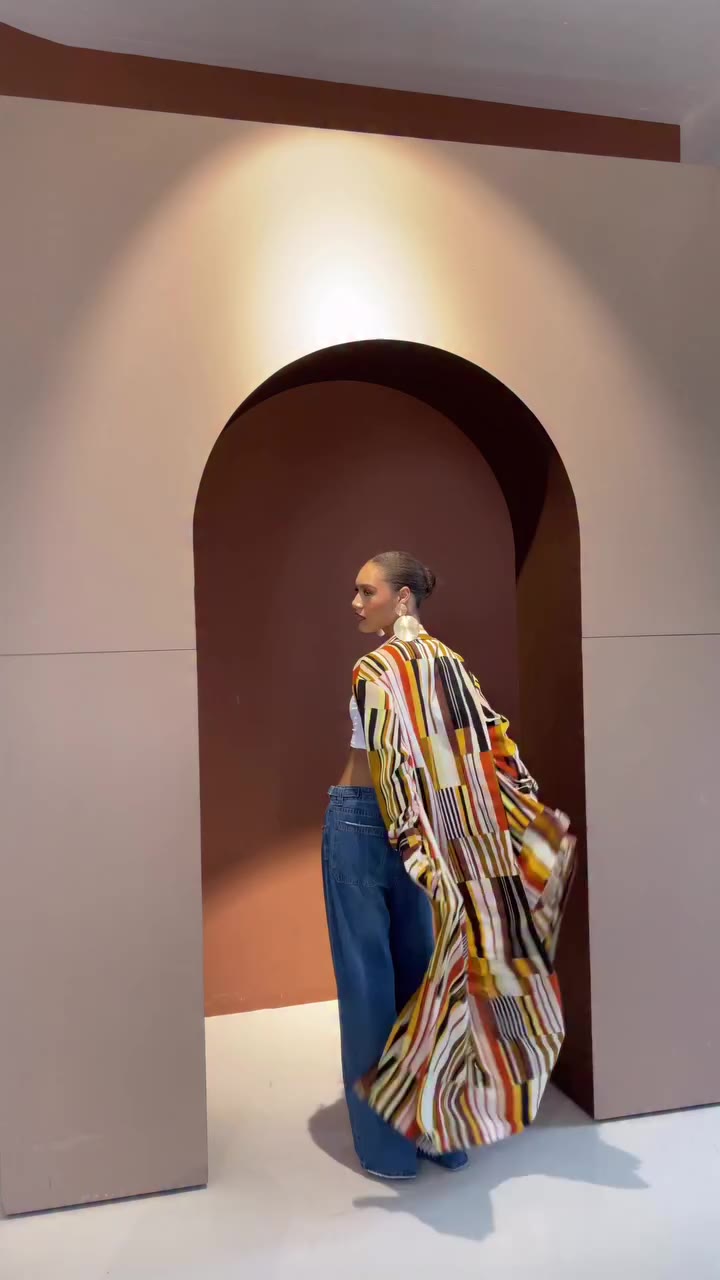 Shop the geometry print shirt dress at OlarsGrace.com Brooke is wearing a size…