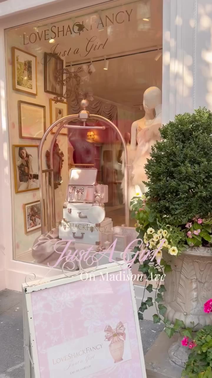 Just a Girl, shopping on Madison Ave✨🎀🛍️Drop by LoveShackFancy Madison to…