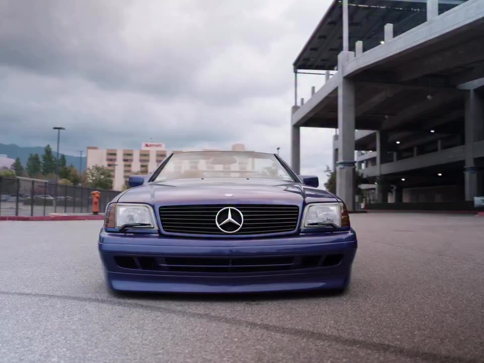 Is this the best Mercedes era?🤔🌂 #westcoastcustoms #mercedes #sl500…