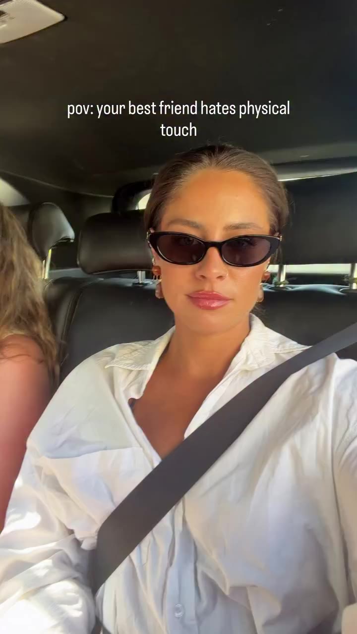 pov: your best friend hates physical touch