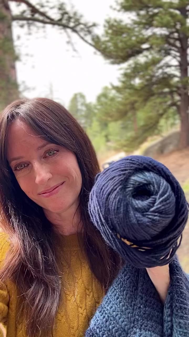 ⛰️ Here’s a sneak peek of the yarn that will be featured in my newest pattern…