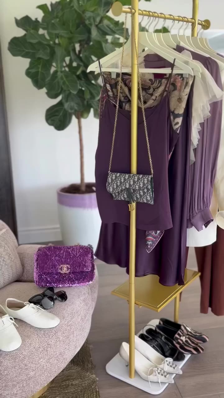 Trace requested an old school styling rack 😎 Purple Rack Part 1 “The Scarf”…