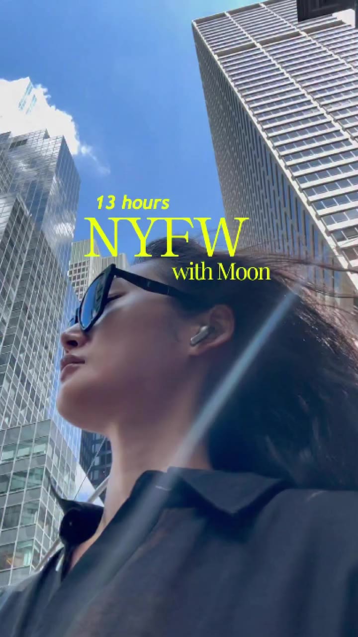 before the runway even started #nycmodel #nyfw #modelcasting #modeloffduty #패션위크