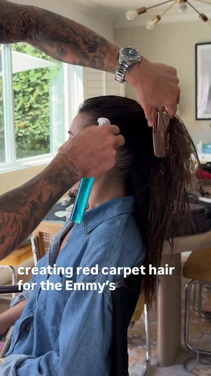 @marcelleleblanc_ x Emmy’s we went for a classic French twist but I made it…