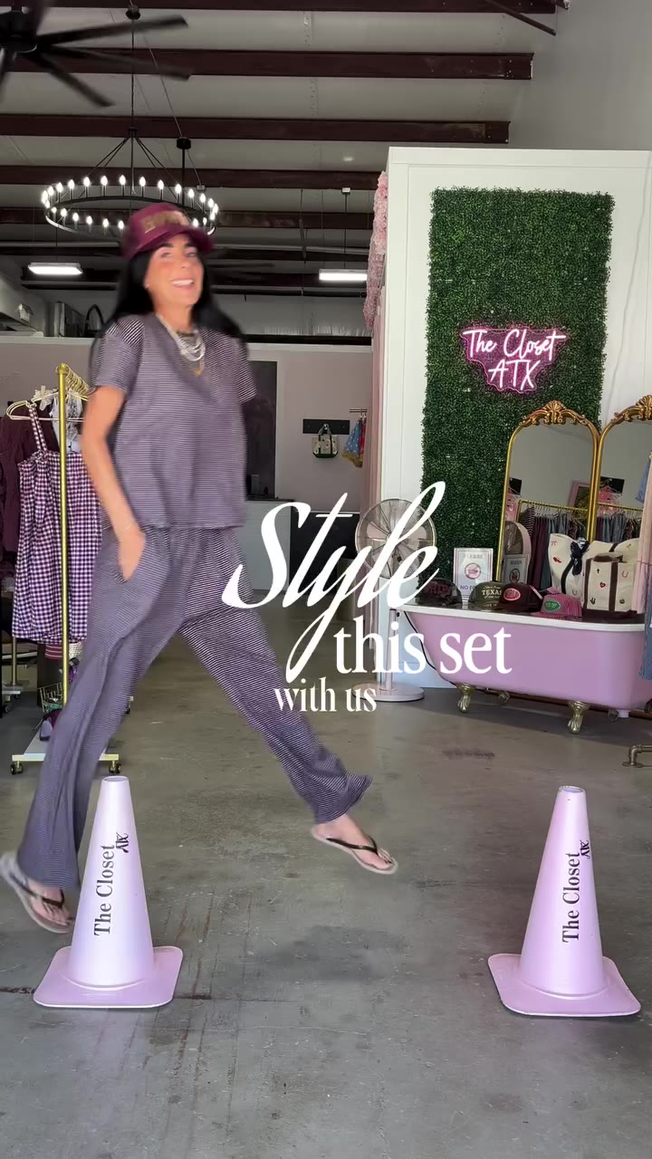 Set yourself up for compliments. The matching top + pants combo is here, and…