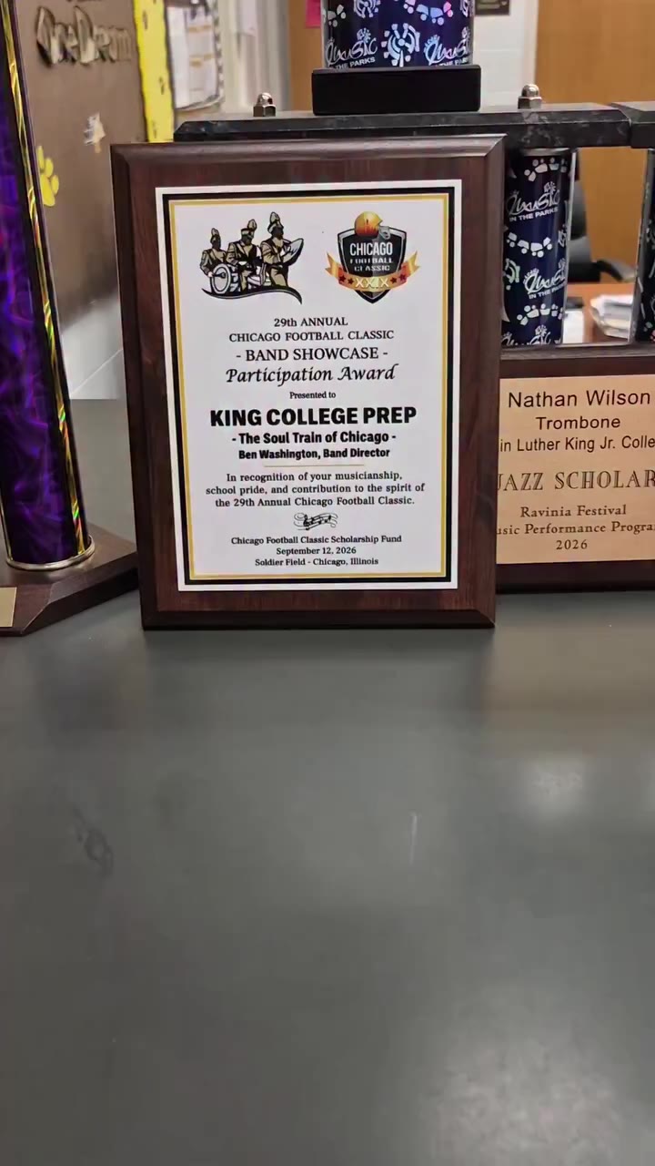 We visited King College Prep today to share our vision with the band for the…