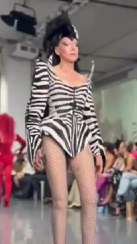 Hello? Sorry, I can’t talk, I’m walking for The Blonds. 🦓📞 What a thrill to…