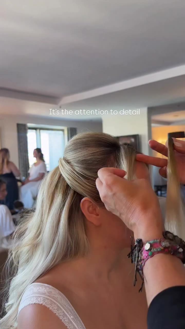 Let talk about attention to detail… As you can see in the first clip my bride…