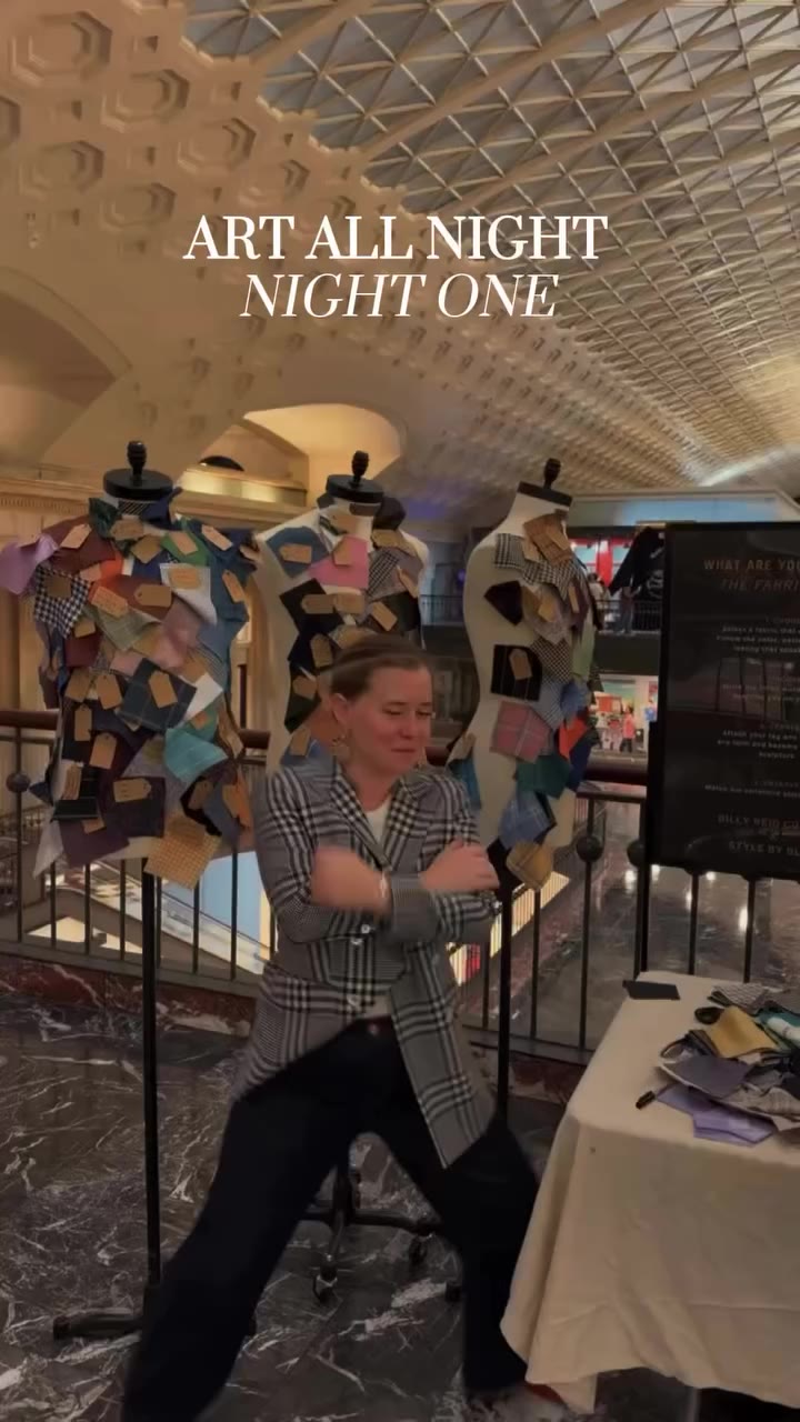 Art All Night: Night One 🪡🏷️ We invited our community to pause, reflect, and…