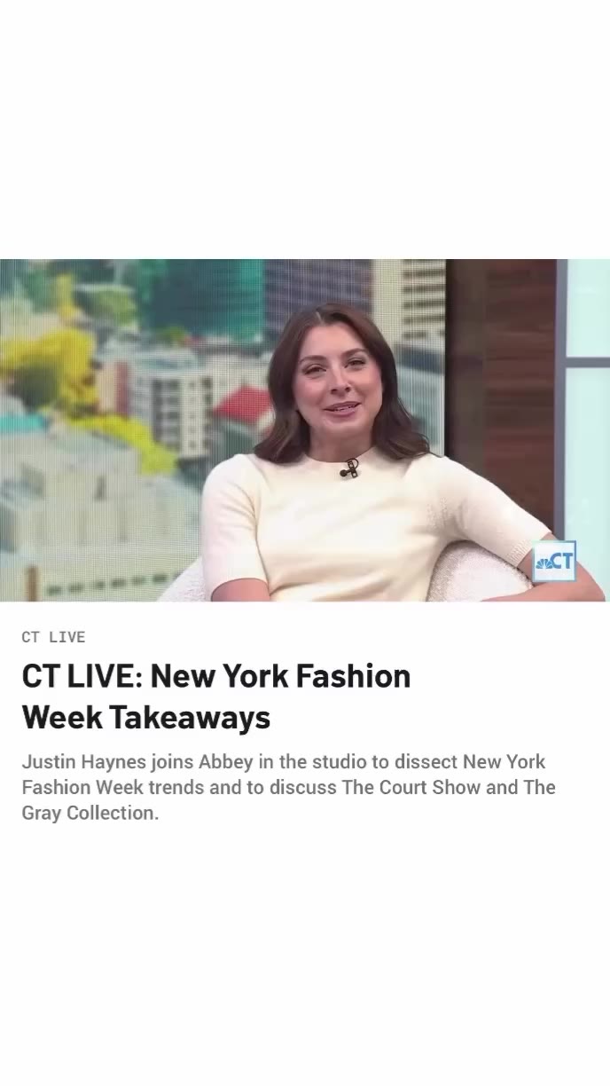 N B C From the runway to the conversation—sharing my NYFW takeaways, The Court…