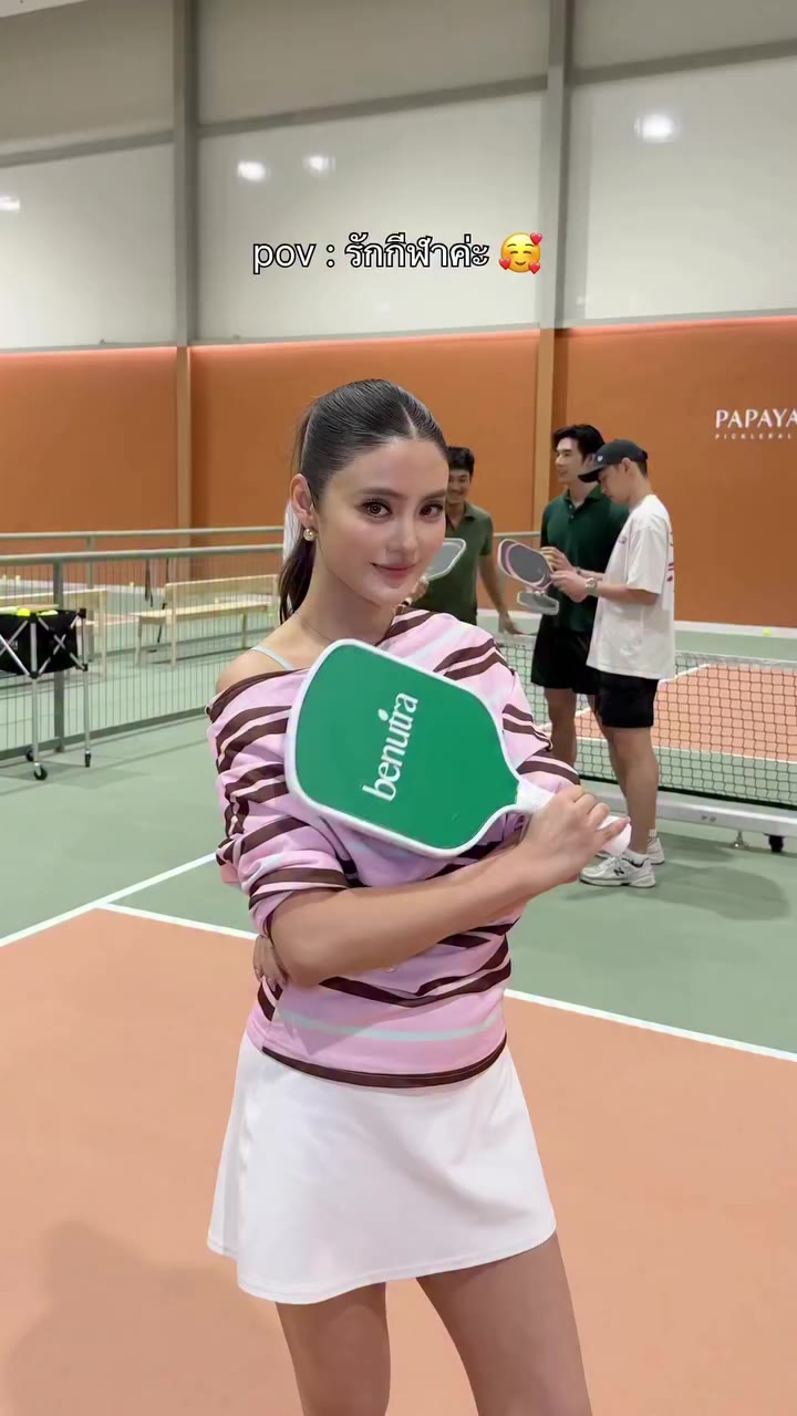 รักกีฬาค่ะ my pickleball date 🏓🎾🥰 #HERHYNESSxBENUTRAdate #HERHYNESSxBENUTRA