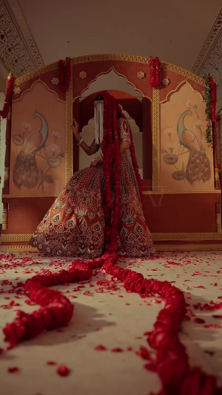 A little ishq. A little riwaaz. And a whole lot of celebration. Alta-stained…