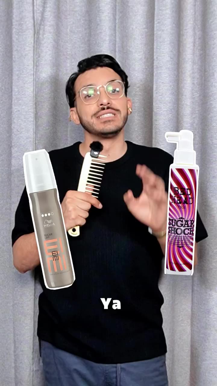 ¿Agua con azúcar en el cabello? 👀🍬 Sí, existe: Sugar Spray. Pero no, no…