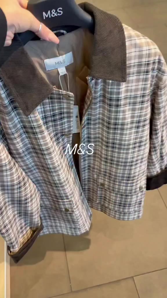 M&S New in …. That croc coat is living rent free in my mind!! 🍂🤎…