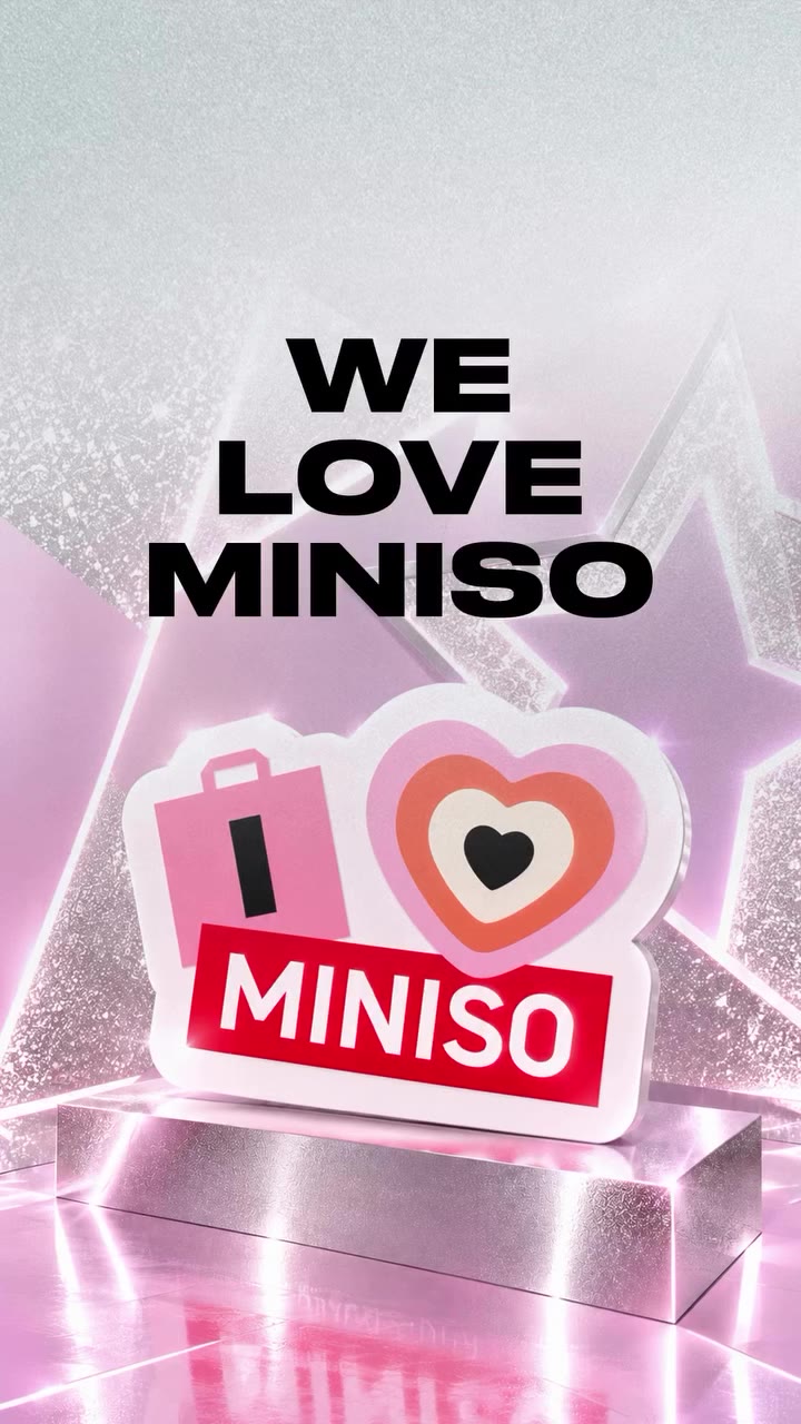 I LOVE MINISO. 💗 たくさんの素敵なゲストが、 LISA × MINISO GLOBAL POP-UPへ。 笑顔とともに届けられた “I…