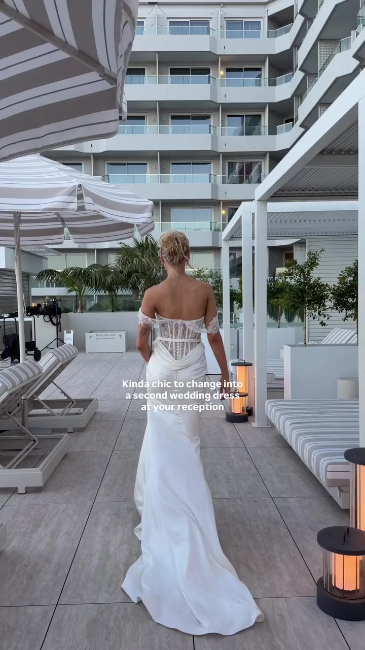 A moment for the back of the dress ✨ June by @leleestudio is exclusively…