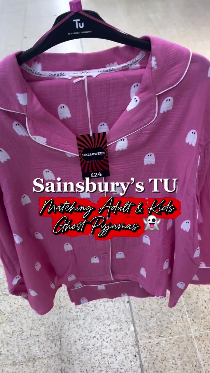 @sainsburys @tuclothing Matching Adults & Kids Ghost Pyjamas 👻 #halloween…