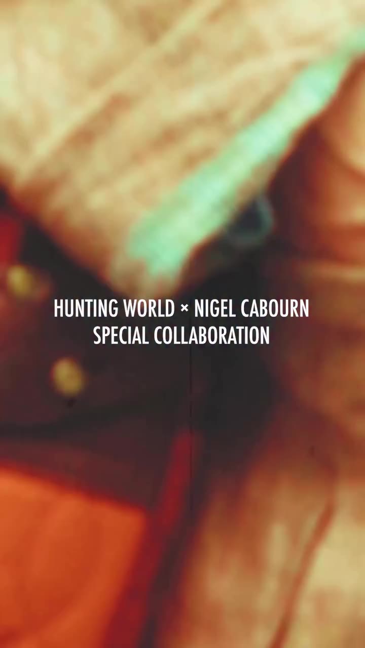 HUNTING WORLD × NIGEL CABOURN A COLOUR BORN FOR SURVIVAL…