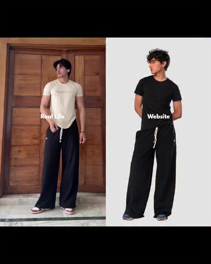 BLACK SWEATPANTS BY BLEAU