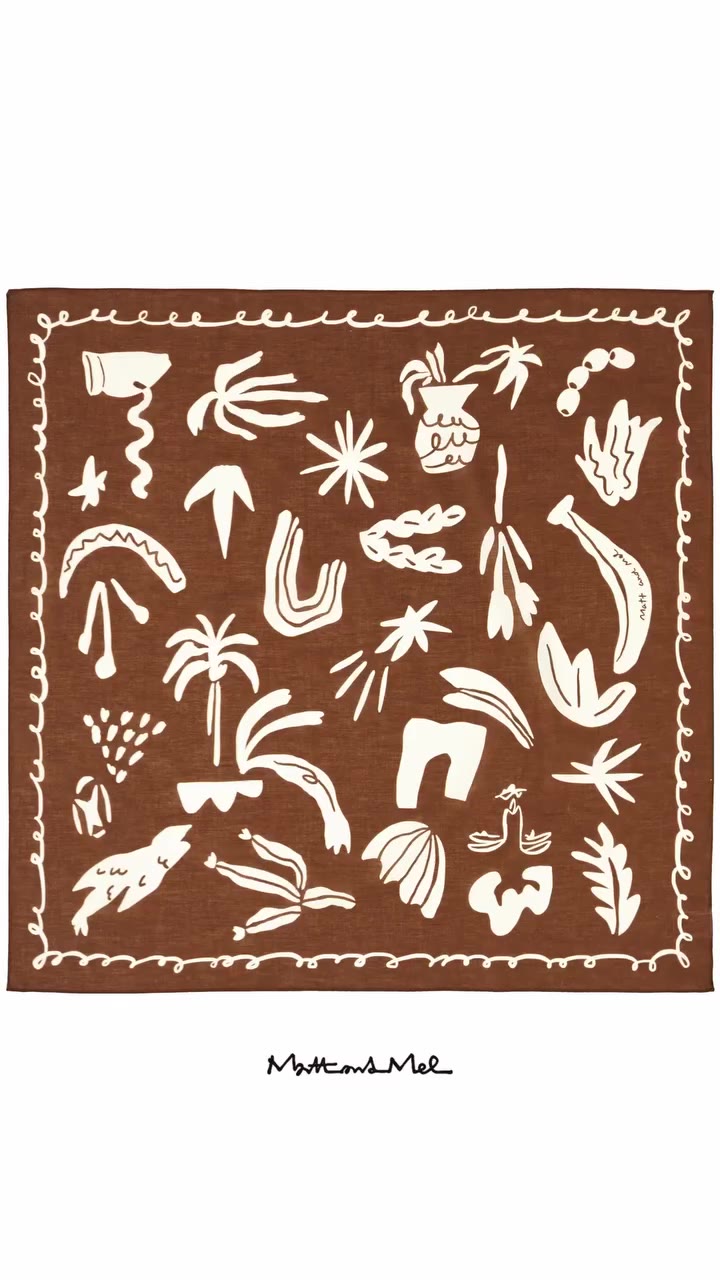 ONLINE OPEN | SCARF 63퐁피두센터 팝업에서 먼저 선보였던 멧앤멜의 새로운 스카프들이 온라인에 오픈되었습니다. 작가의 드로잉이…