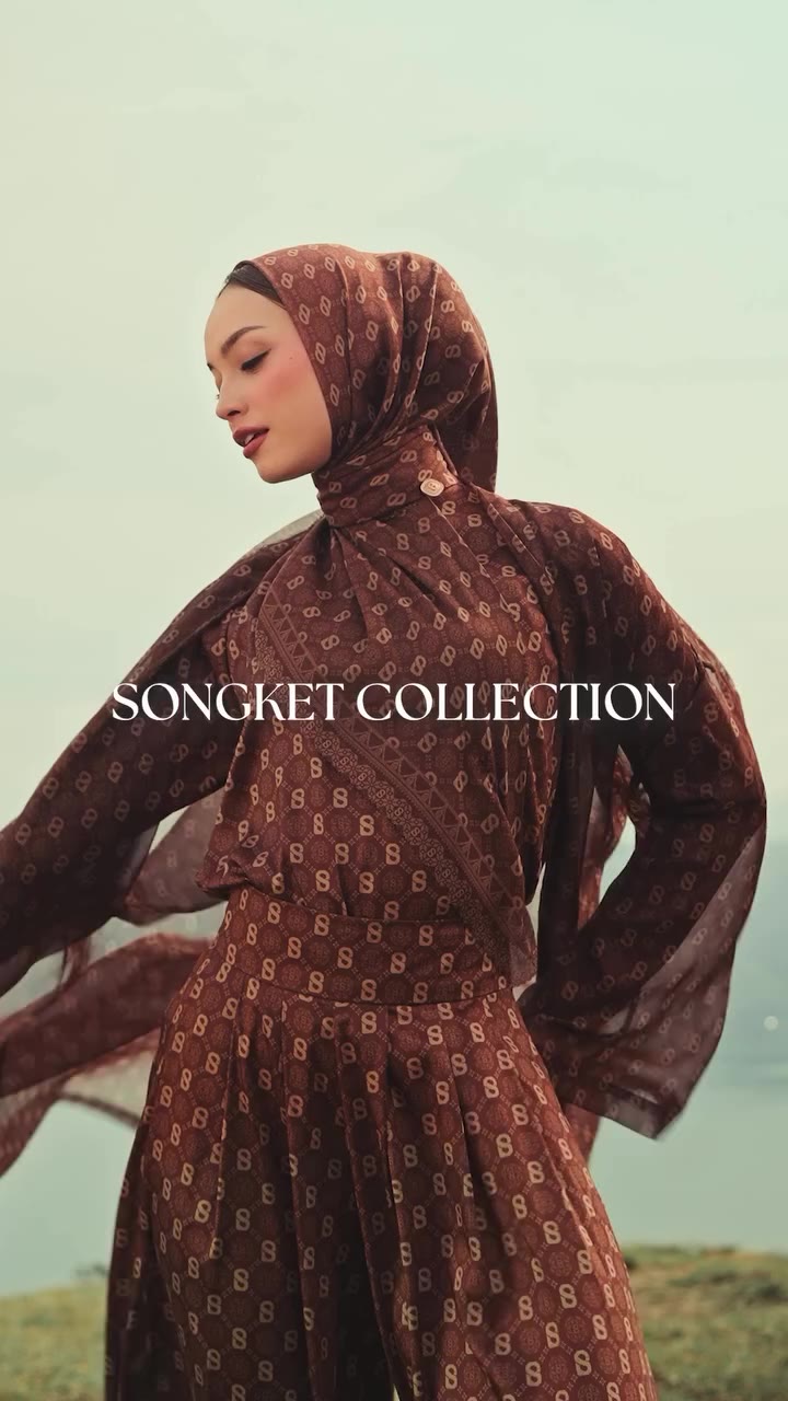 Songket Square in Mahogany brings a rich, refined touch to every look…