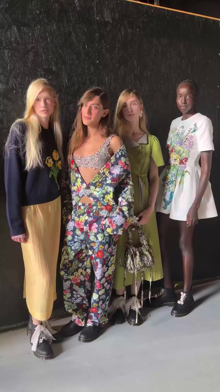 Backstage at @stinegoyastudio during Copenhagen Fashion Week SS27