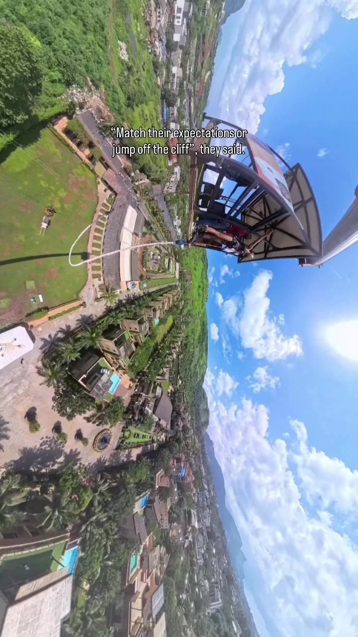 Jumping again and again and again and again. #bungeejumping #fightfear…