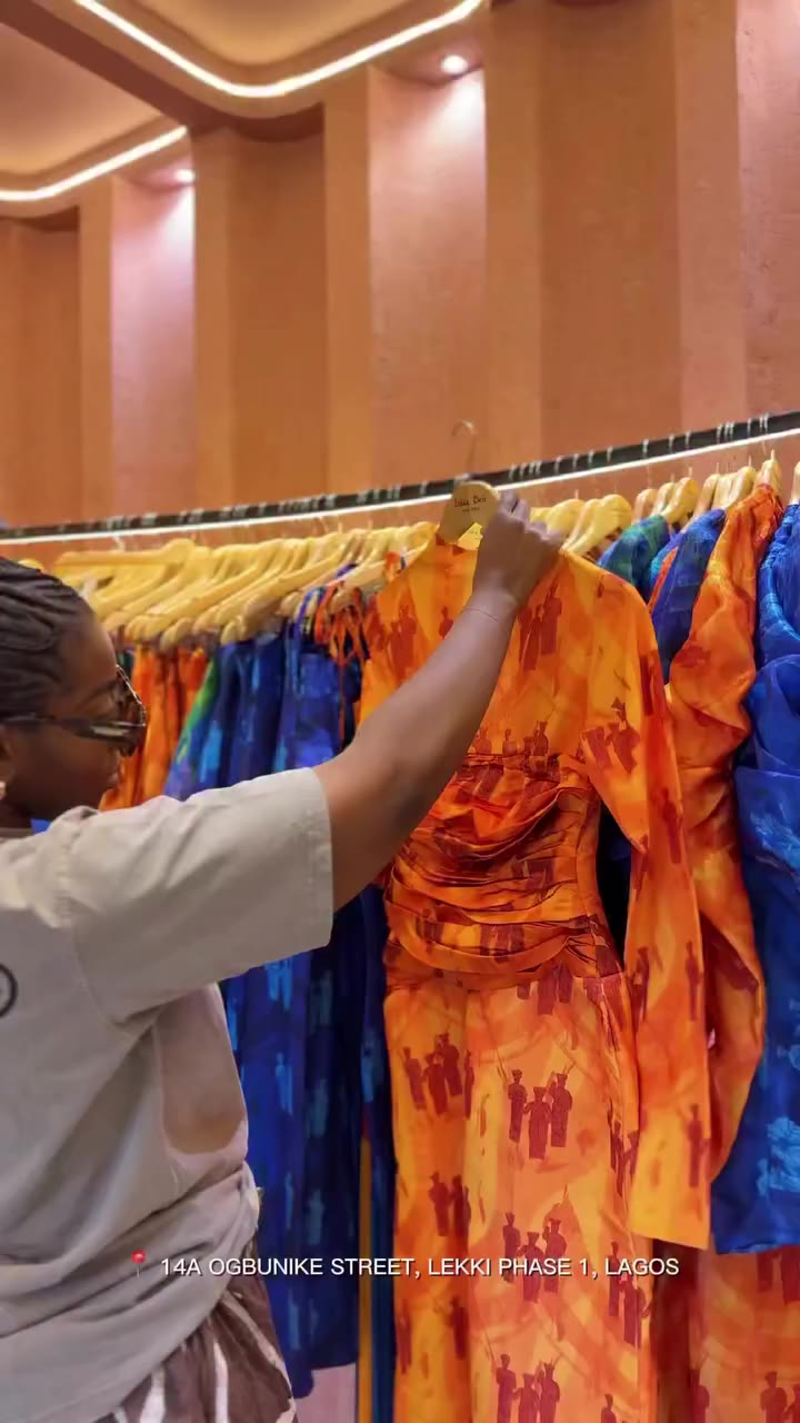 @opeezy.o stopped by the store to try on a few looks from our Summer Bloom…