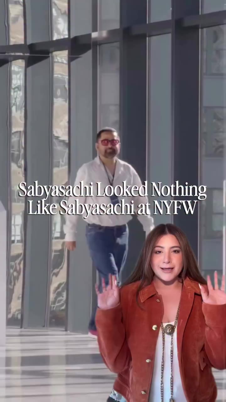 Sabyasachi’s NYFW collection may not have looked like the Sabyasachi we’re…