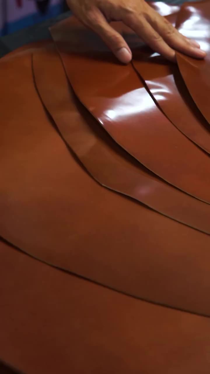 These are all Cognac Cordovan, from the same article, but you can see how…