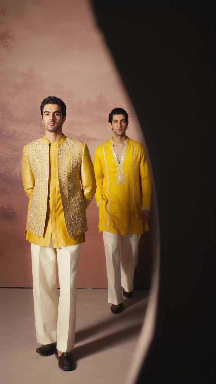 GUL | गुल | FESTIVE 2026 🎉 A celebration in shades of sunshine. Rich mustard…