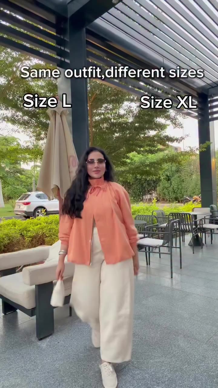 قطعة وحدة تطلع لكم أكثر من ستايل ✨ نسقوا هذا الجاكيت على ذوقكم، بحجاب أو بدونه…