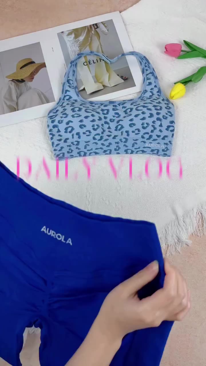 Fierce on top, chill on the bottom. 🐆Leopard halter + Influence pocket shorts…