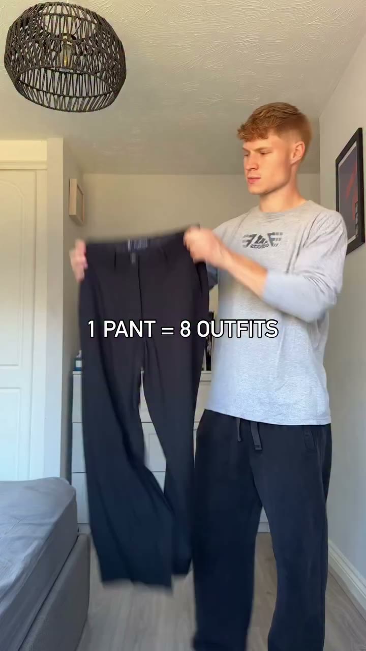 1 pant = 8 outfits 🤷🏼‍♂️ | Which outfit would you wear 1-8? - - - #pants…
