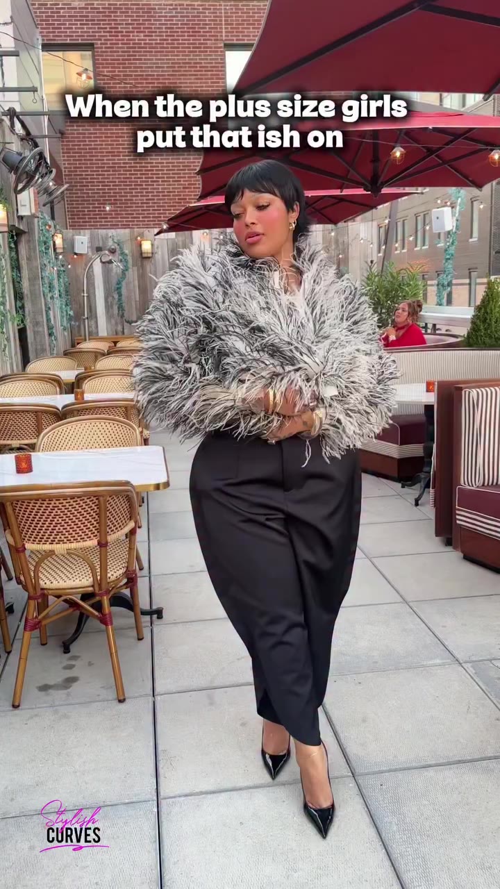 When the plus size girls show up and show out for fashion week. Get into these…