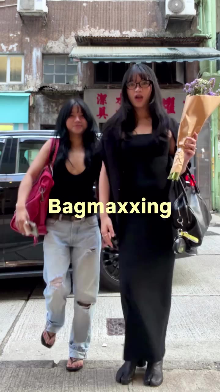 finally, bags big enough for our egos… honestly so heavy i think they help…