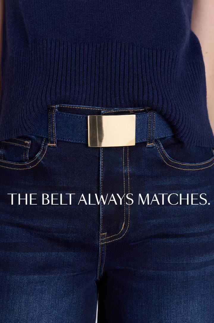 One less thing to figure out when getting dressed. The belt always matches…