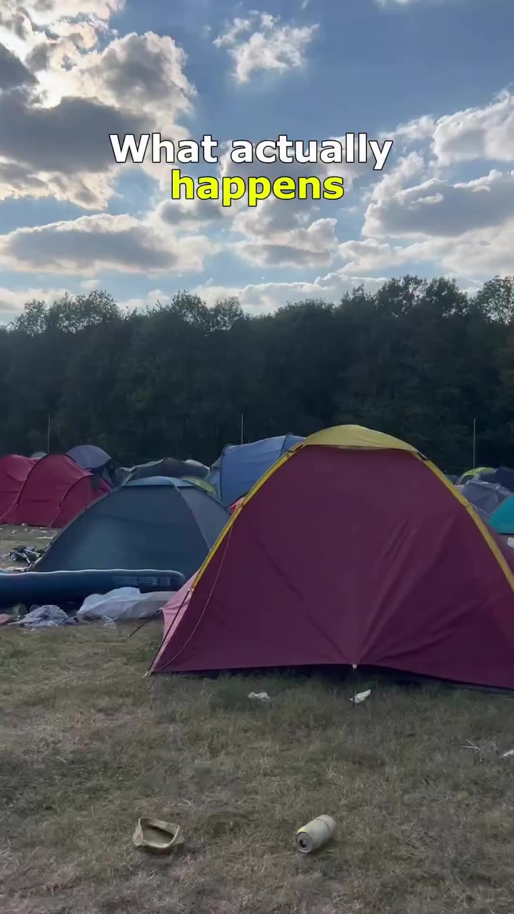 Would you wear a strangers tent? 🤔 Awesome upcycling project creating outwear…