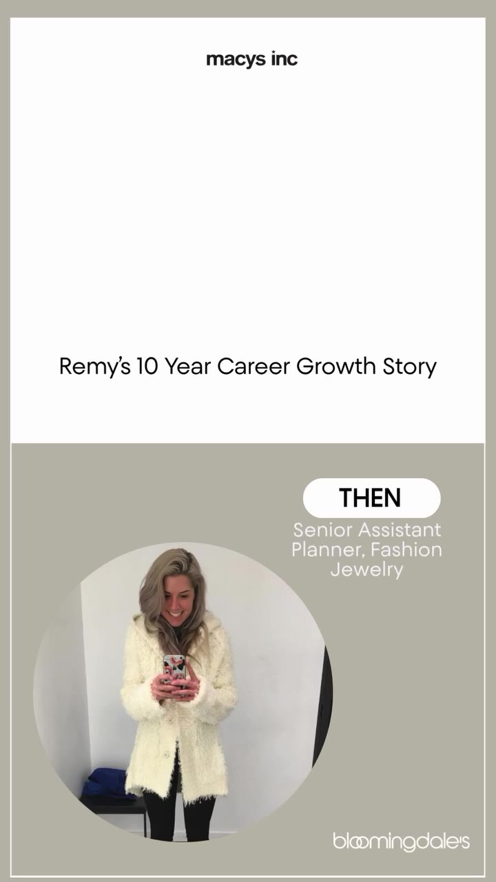 Ten years ago, Remy Tait joined @bloomingdales as a Senior Assistant Planner…