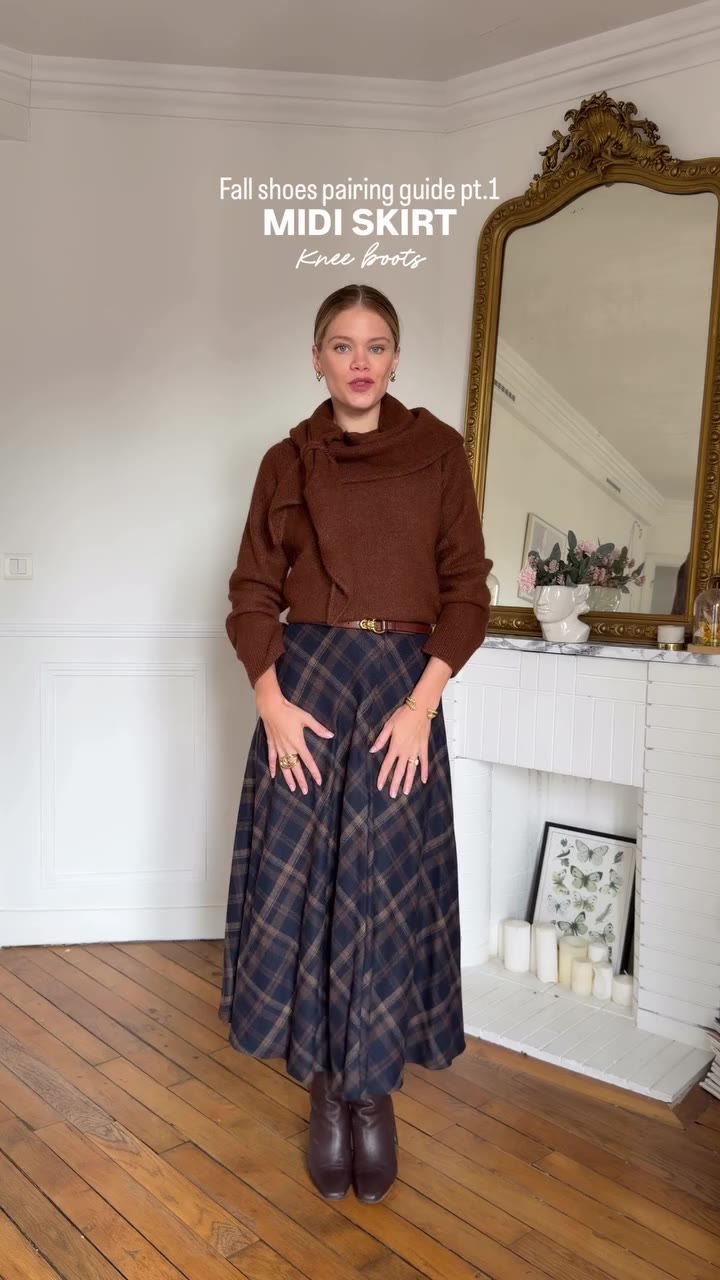 Always here to help with shoes pairing ideas ( fall edition ) Outfit 1: Skirt…