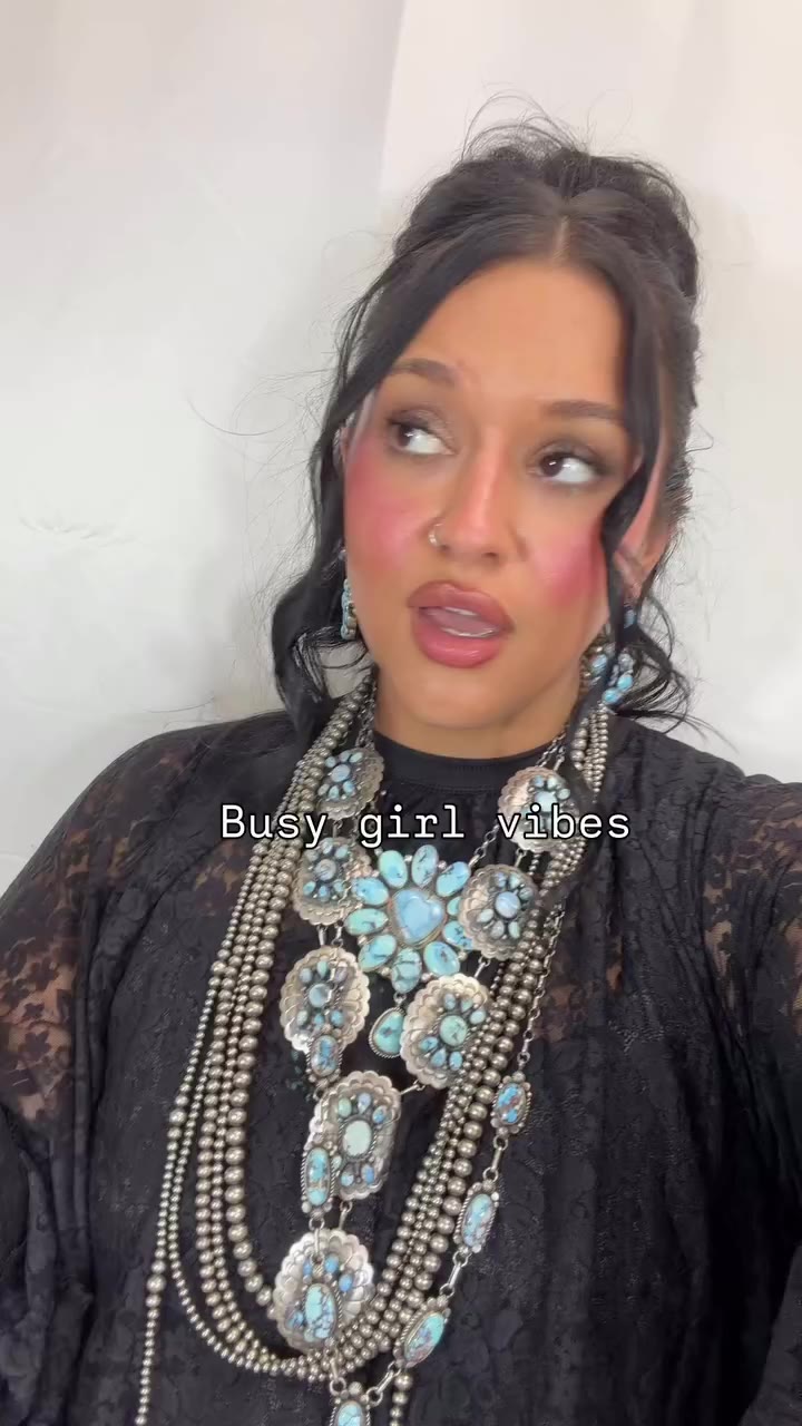 Too busy for that!!!!💅🤣 Jewels @liveroadshow505 Top @freepeople #turquoise…