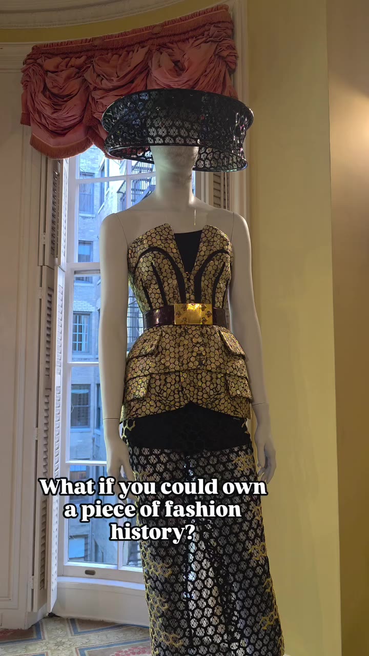 What if you could actually own a piece of fashion history? During New York…