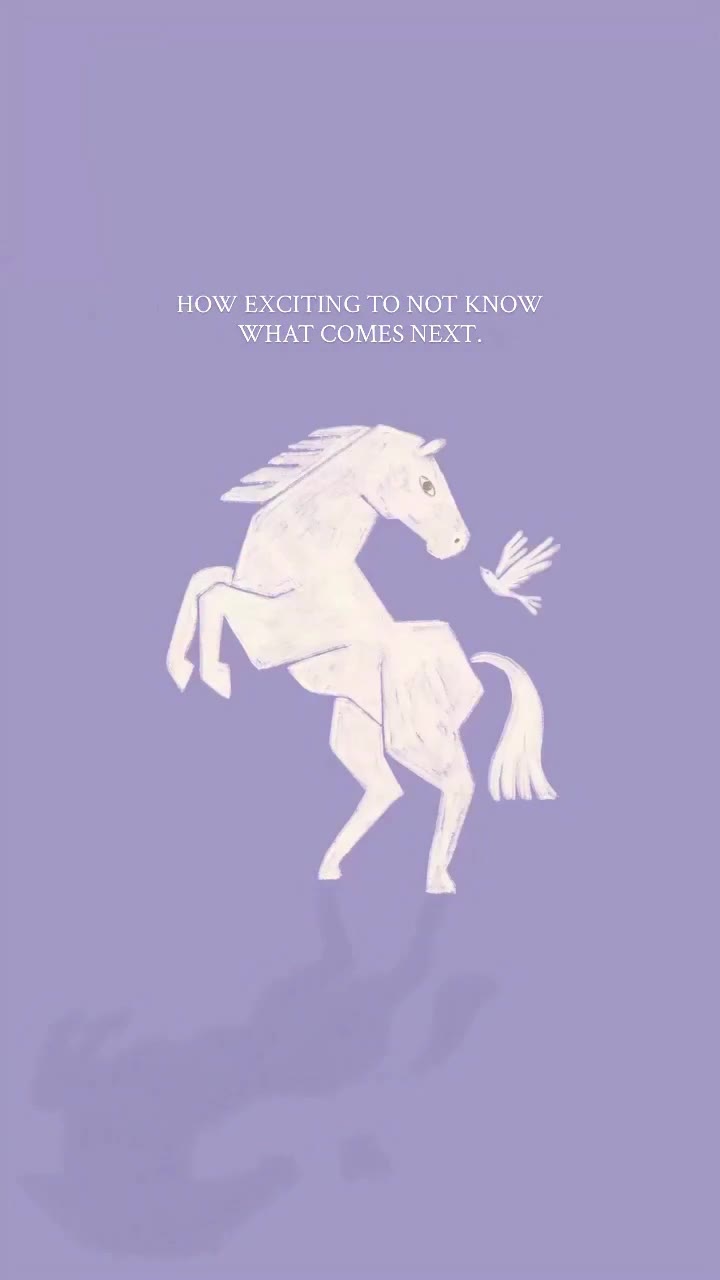 How exciting to not know what comes next in life ✨ Beautifully illustrated by…