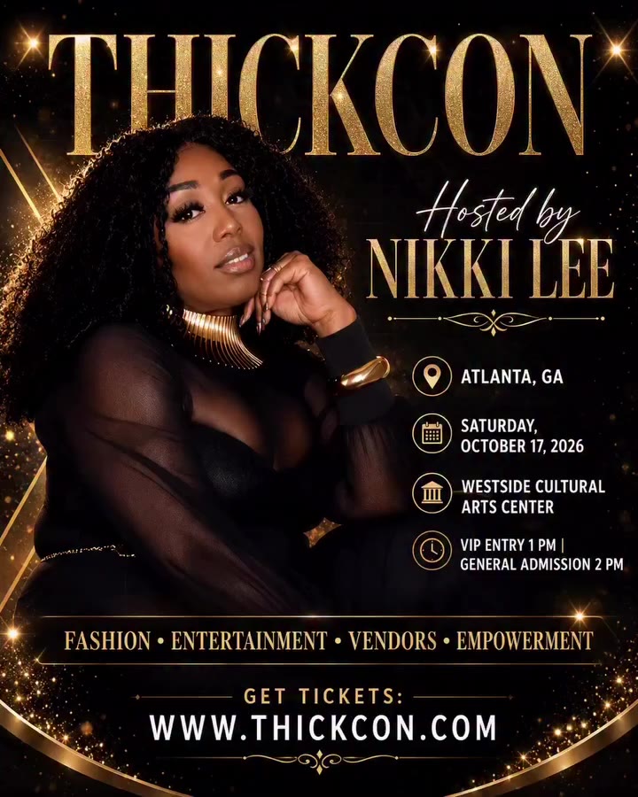 ATLANTA, your girl is on the mic! 🎤🔥 I’m your host for THICKCON 2026, and I…