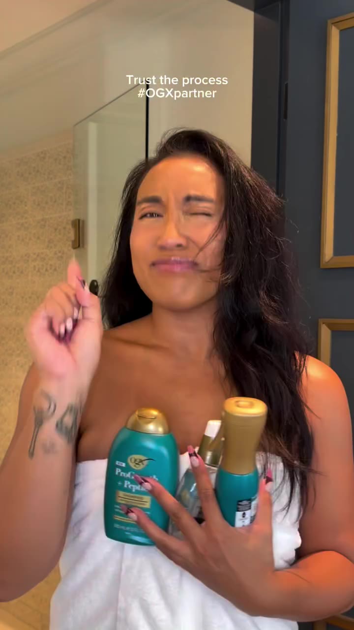 #OGXPartner No frizz, just rizz Treat your hair right this season @ogx_beauty…