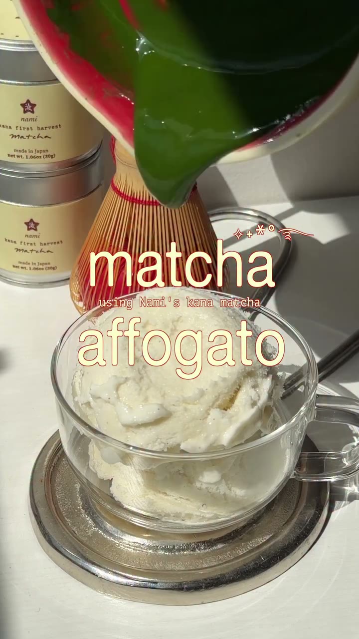 it may be the end of summer, but it’s never a bad time for matcha and ice…
