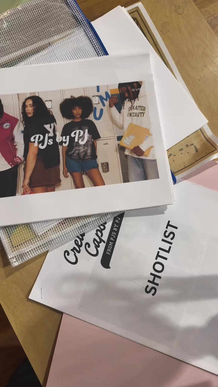 From concept to campaign. A look behind the scenes of our crewneck shoot🤳…