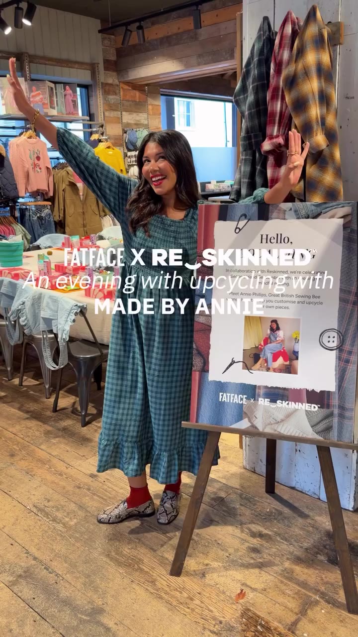 Last night was all about mindful making 🧵 We teamed up with @fatface host a…