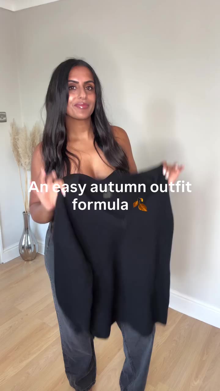 An easy all black outfit to wear now and I’ll throw on my faux leather…