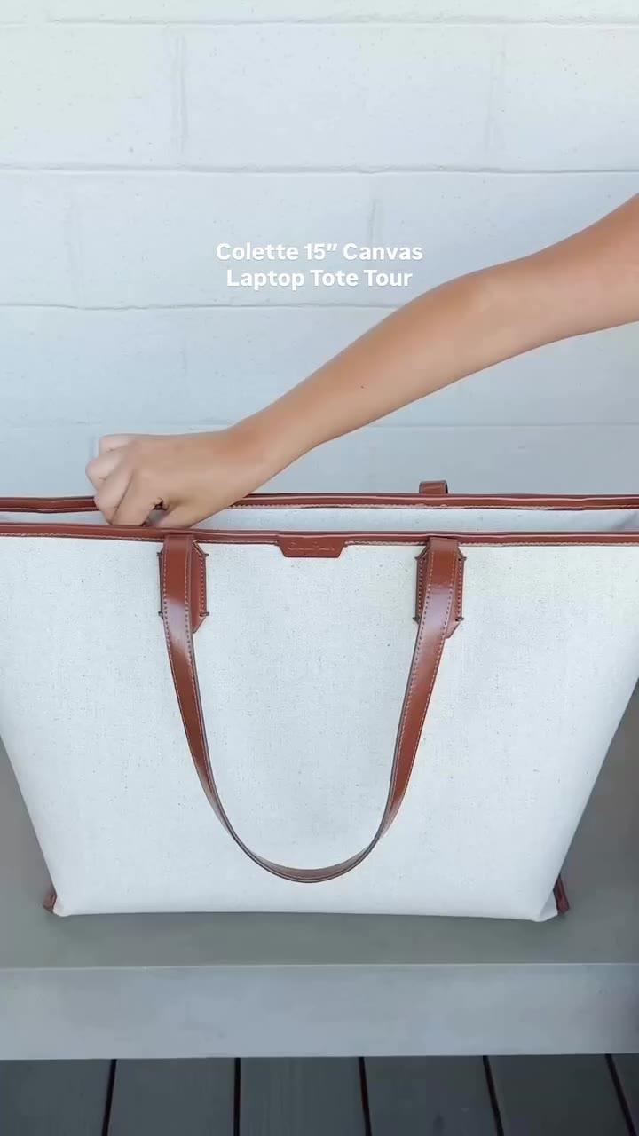 From smart organization to the luggage trolley sleeve, the Colette Laptop Tote…